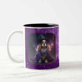 Caneca De Café Em Dois Tons Blenheim Cavalier King Charles Wizard