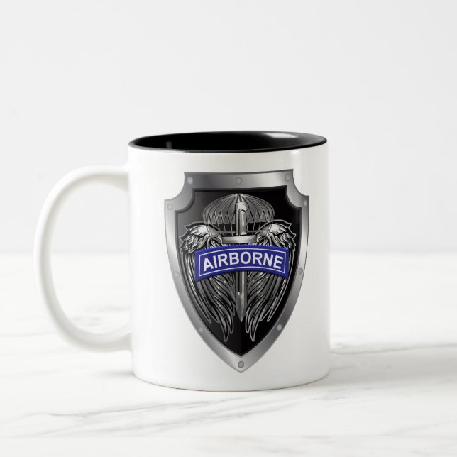 Caneca De Café Em Dois Tons Blindagem aerotransportada especialmente projetada (Esquerda)