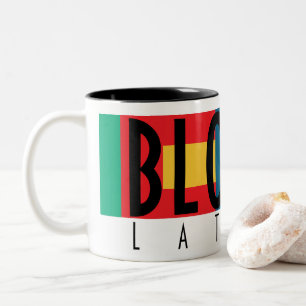 CANECA DE CAFÉ EM DOIS TONS BLOCO LATINO