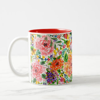 Caneca De Café Em Dois Tons Blogues felizes