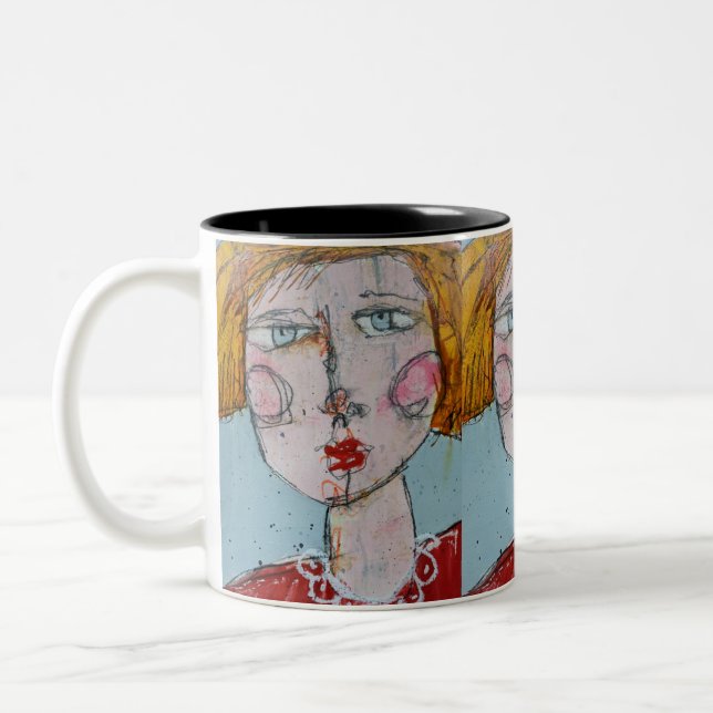 Caneca De Café Em Dois Tons Blonde Bombshell 11oz Mug (Esquerda)