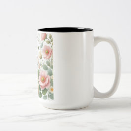 Caneca De Café Em Dois Tons "Bloom & Brew Mug"