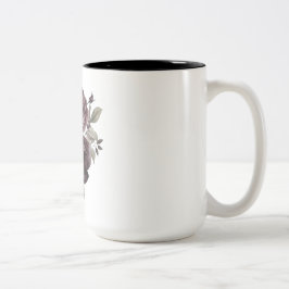 Caneca De Café Em Dois Tons Blooming Rosa Mug