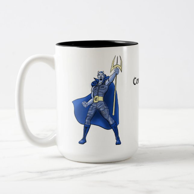 Caneca De Café Em Dois Tons Blue Devil Mug (Esquerda)