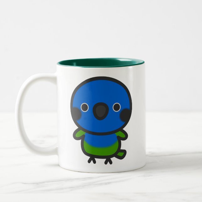 Caneca De Café Em Dois Tons Blue-headed parrot (Esquerda)
