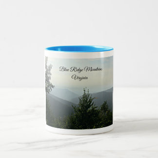Caneca De Café Em Dois Tons Blue Ridge Mounains, Virgínia