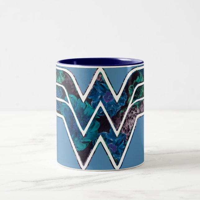 Caneca De Café Em Dois Tons Blue Rose WW (Centro)
