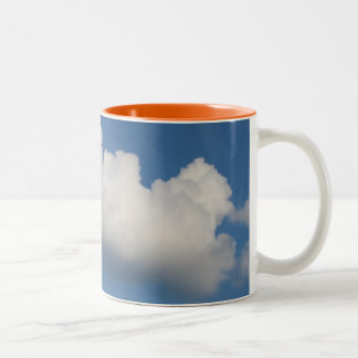 Caneca De Café Em Dois Tons Blue Sky Cloud Mug v2