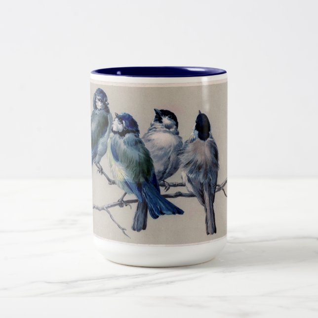 Caneca De Café Em Dois Tons Bluebird Haven Mug (Centro)