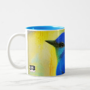 Caneca De Café Em Dois Tons Bluebird of Happy Mug