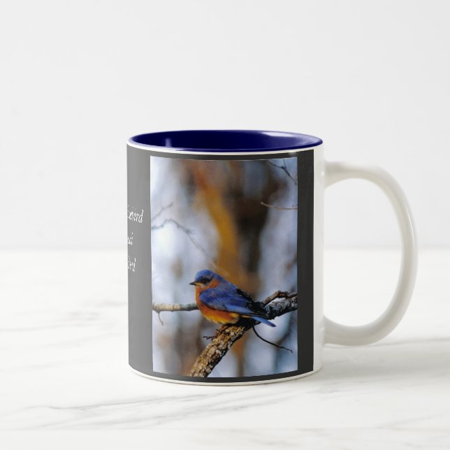 Caneca De Café Em Dois Tons Bluebird. oriental de Missouris (Direita)