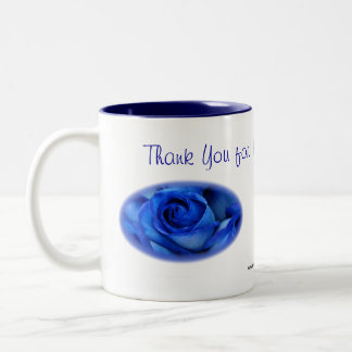 Caneca De Café Em Dois Tons BlueRoses TY Caneca-personaliza