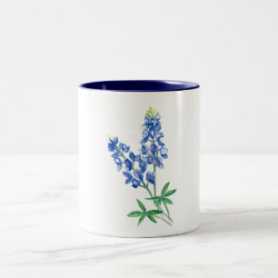 Caneca De Café Em Dois Tons Bluetooth de Aquarela