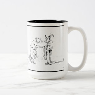 Caneca De Café Em Dois Tons Boa Noite de Ratos