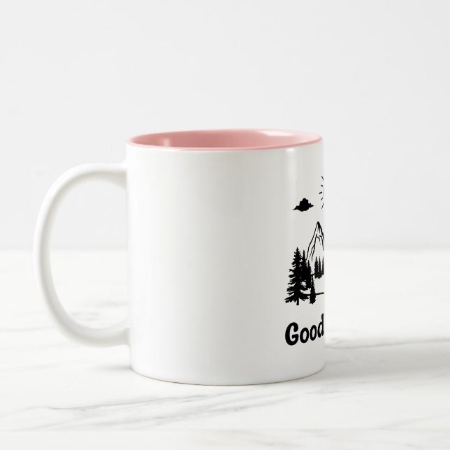 Caneca De Café Em Dois Tons Boas Manhãs, prêmio Mug (Esquerda)