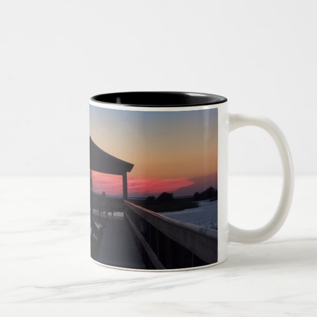 Caneca De Café Em Dois Tons Boathouse Sunset Mug (Direita)