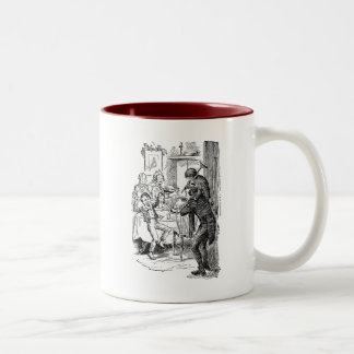 Caneca De Café Em Dois Tons Bob e Tim minúsculo