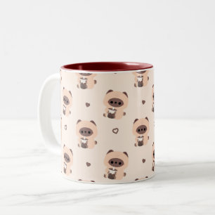 Caneca De Café Em Dois Tons Boba Siamese Cat
