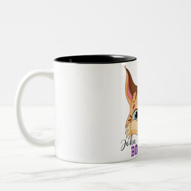 Caneca De Café Em Dois Tons Bobcat Mug (Esquerda)