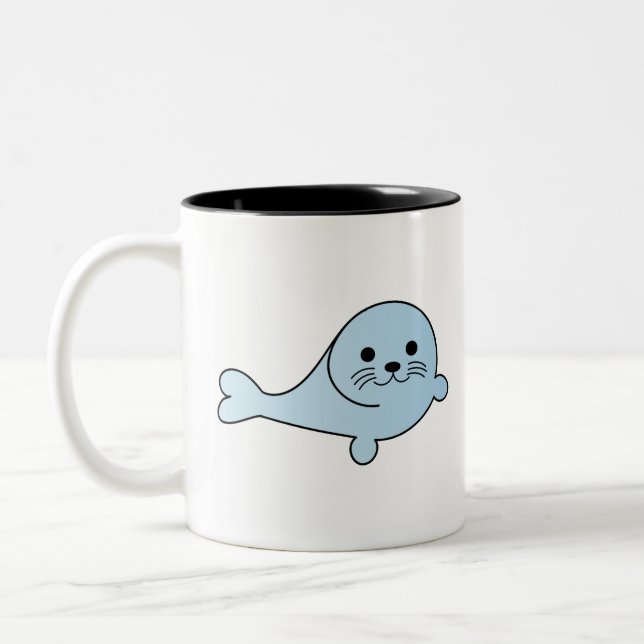 Caneca De Café Em Dois Tons Boca Adorável (Esquerda)