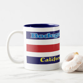 Caneca De Café Em Dois Tons Bodega Bay Mug com Âncora