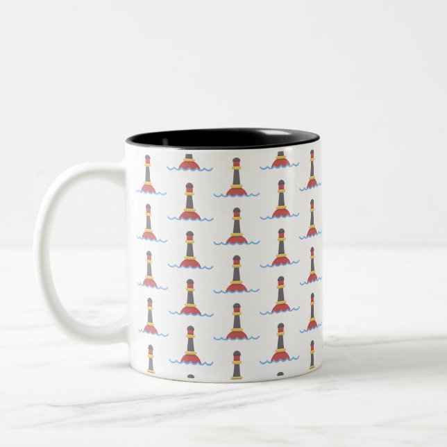 Caneca De Café Em Dois Tons Boia (Esquerda)