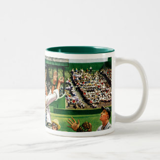 Caneca De Café Em Dois Tons Bola de Execução de Captura em Casa