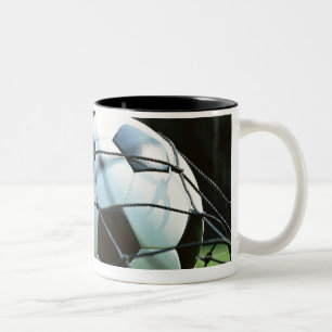 Caneca De Café Em Dois Tons Bola de futebol 3