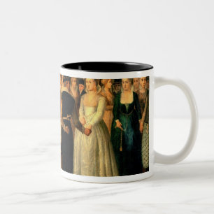 Caneca De Café Em Dois Tons Bola em Veneza em honra dos visitantes