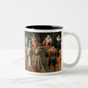Caneca De Café Em Dois Tons Bola na corte do rei Henri III de France
