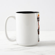 Bold Sci-Fi Warrior - Mug de Dois Toneladas