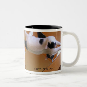 Caneca De Café Em Dois Tons Bolo do digno de nota