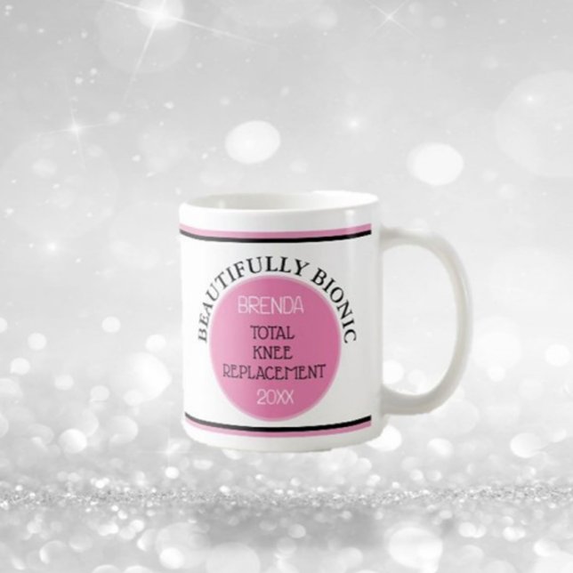 Caneca De Café Em Dois Tons Bolsa de substituição do joelho bionic (Criador carregado)