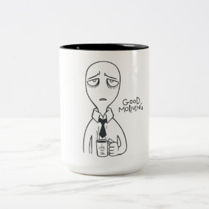 Caneca De Café Em Dois Tons Bom dia