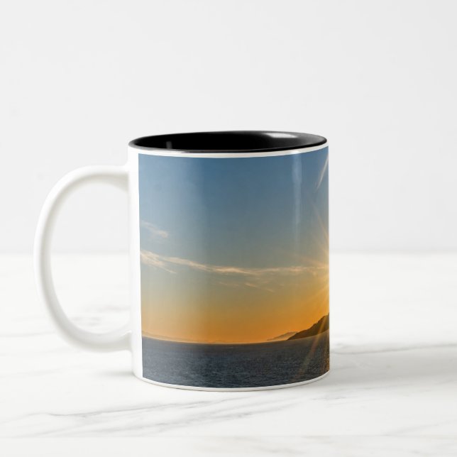 Caneca De Café Em Dois Tons Bom Dia! (Esquerda)