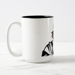 Caneca De Café Em Dois Tons Bom dia