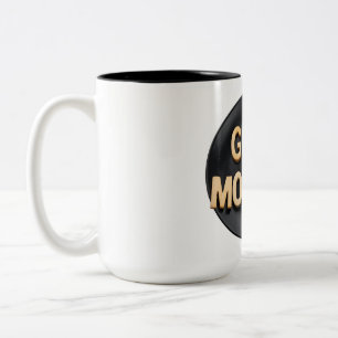 Caneca De Café Em Dois Tons Bom dia