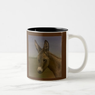 Caneca De Café Em Dois Tons Bom Dia Burro