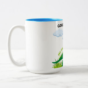 Caneca De Café Em Dois Tons Bom dia Café Mug - Esteja no seu dia
