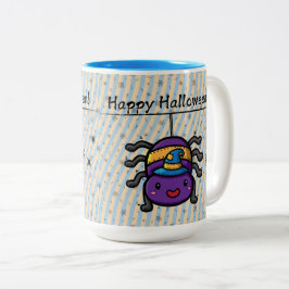 Caneca De Café Em Dois Tons Bom Dia das Bruxas! 👻
