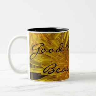 Caneca De Café Em Dois Tons Bom dia linda