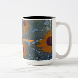 Caneca De Café Em Dois Tons Bom dia Sunshine Mug