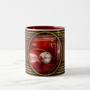 Caneca De Café Em Dois Tons Bombeiro - Ward La France