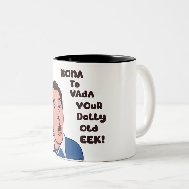 Caneca De Café Em Dois Tons Bona para a picada (Frente Esquerda)