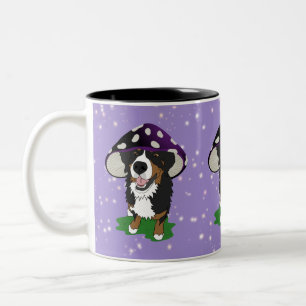 Caneca De Café Em Dois Tons Boné de Cachorro da Montanha Bernese