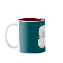 Boneco de Neve de Natal Fofo Verde
