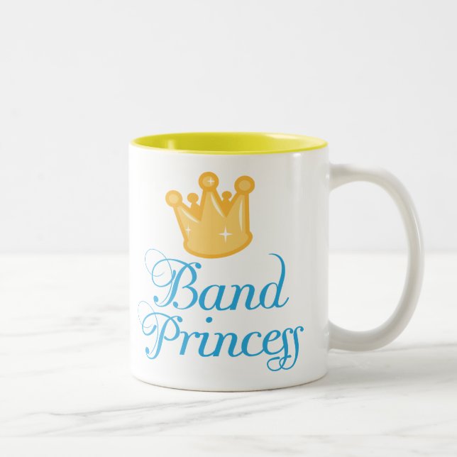 Caneca De Café Em Dois Tons Bonita Banda Princesa dote de música (Direita)