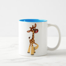 Bonita Cartoon Baby Giraffe Mug