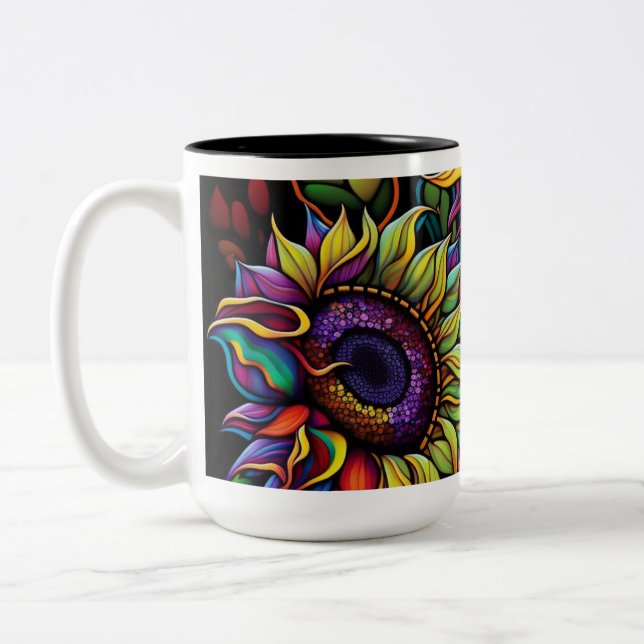 Caneca De Café Em Dois Tons Bonita Coffee Mug (Esquerda)