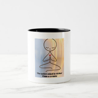 CANECA DE CAFÉ EM DOIS TONS BONITA MENTE